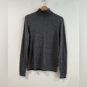 TED BAKER GRAY TURTLE NECK SWEATER L